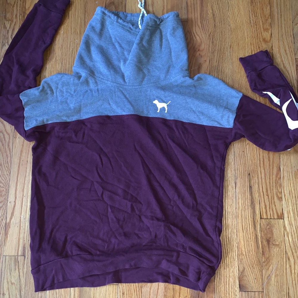 (Victoria’s Secret) Pink Mock Neck Hoodie